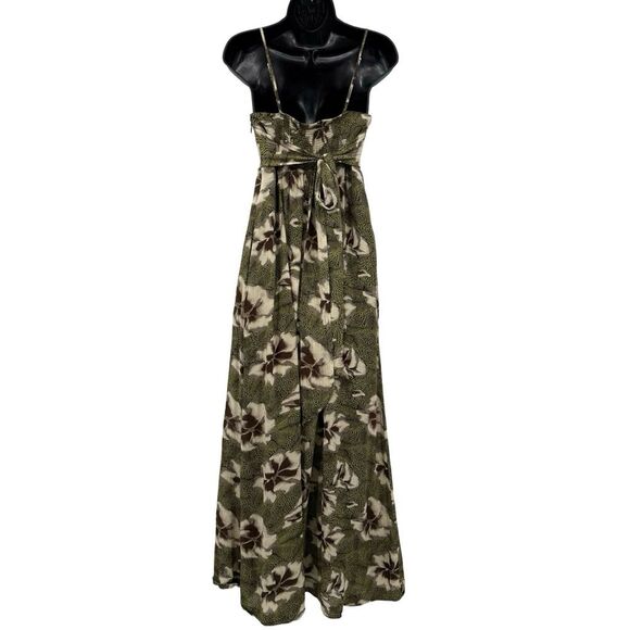 Anthropologie Edmé & Esyllte Convertible Maxi Pocket Dress in Floral | Size 8 - Picture 4 of 10